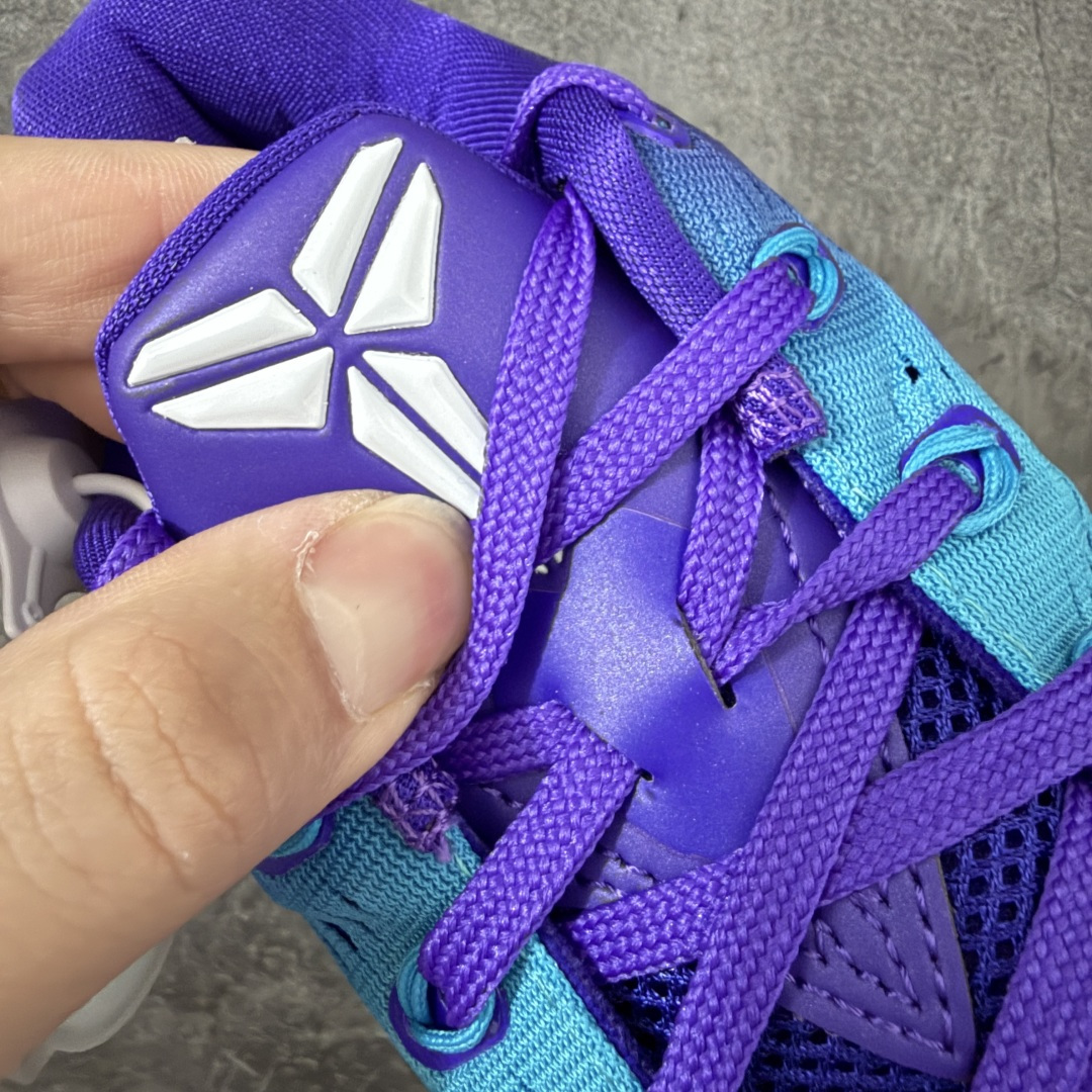 Kobe 9 Elite Low EM Protro Hornets 选秀日蓝紫 科比九代舒适减震防滑低帮篮球鞋 原楦打