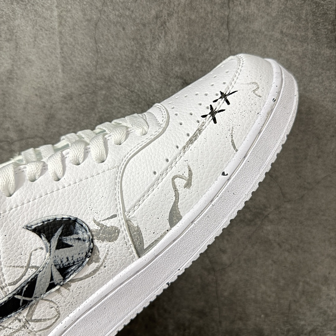 NIKE COURT VISION LO ‘DIY’定制 低帮百搭 透气休闲运动板鞋 兼顾舒适脚感和出众风范 演绎匠心之