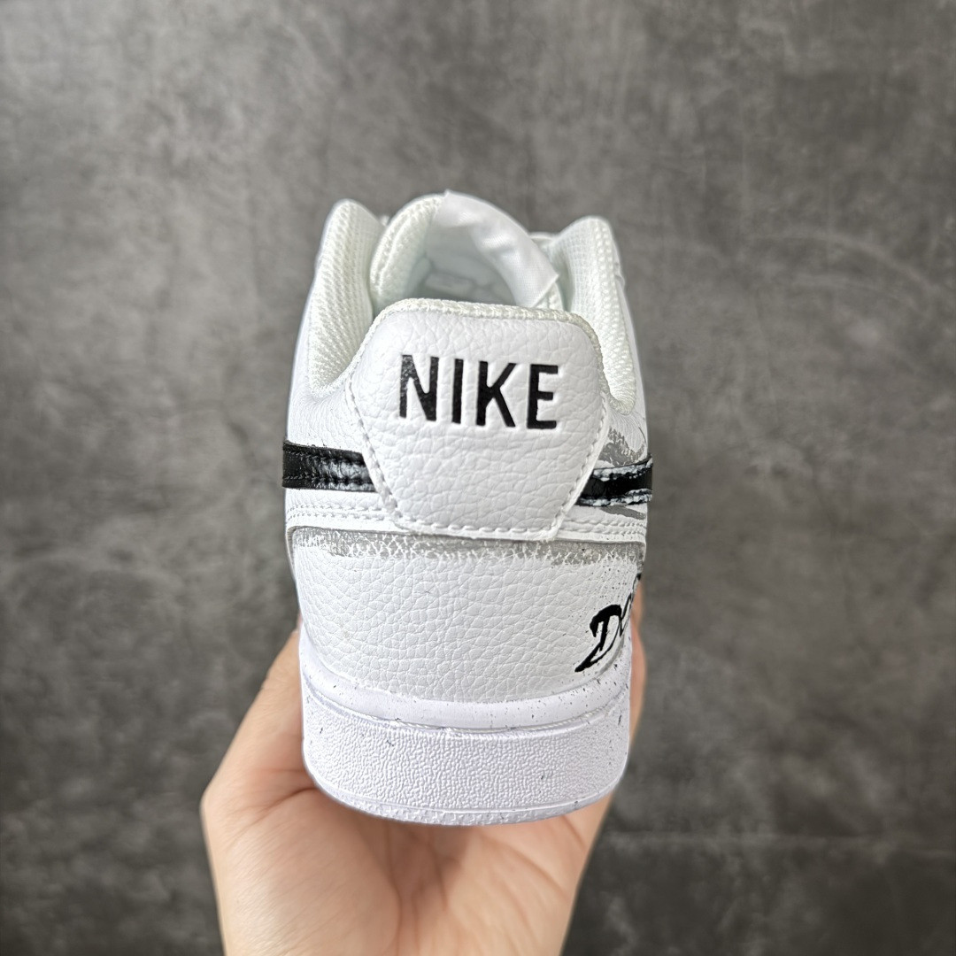 NIKE COURT VISION LO ‘DIY’定制 低帮百搭 透气休闲运动板鞋 兼顾舒适脚感和出众风范 演绎匠心之