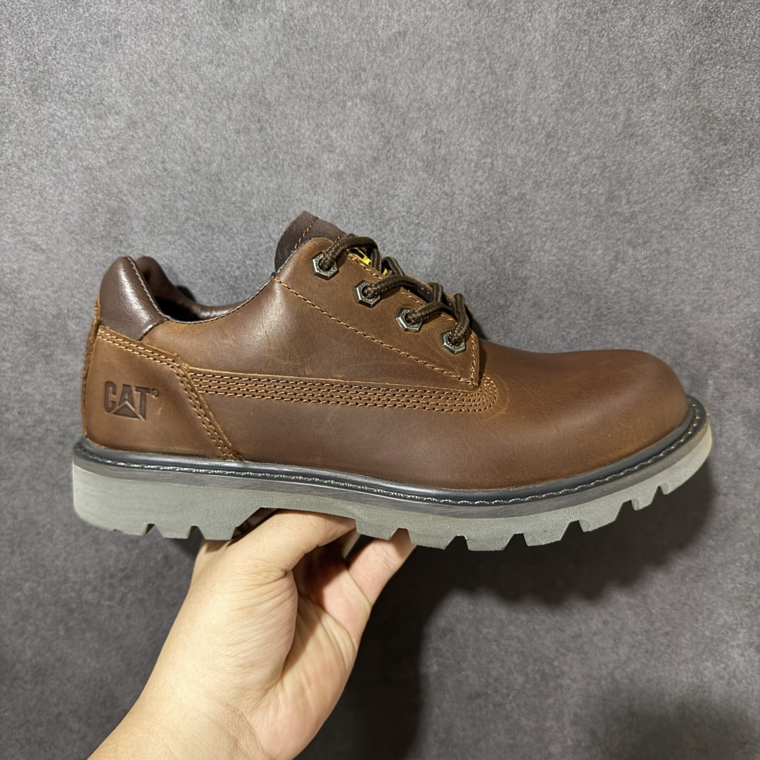 CAT/卡特 硬汉推土机品牌 秋冬新款 户外低帮舒适休闲工装鞋 CRAlL SPORT LOW 选用经典磨砂头层牛皮鞋面