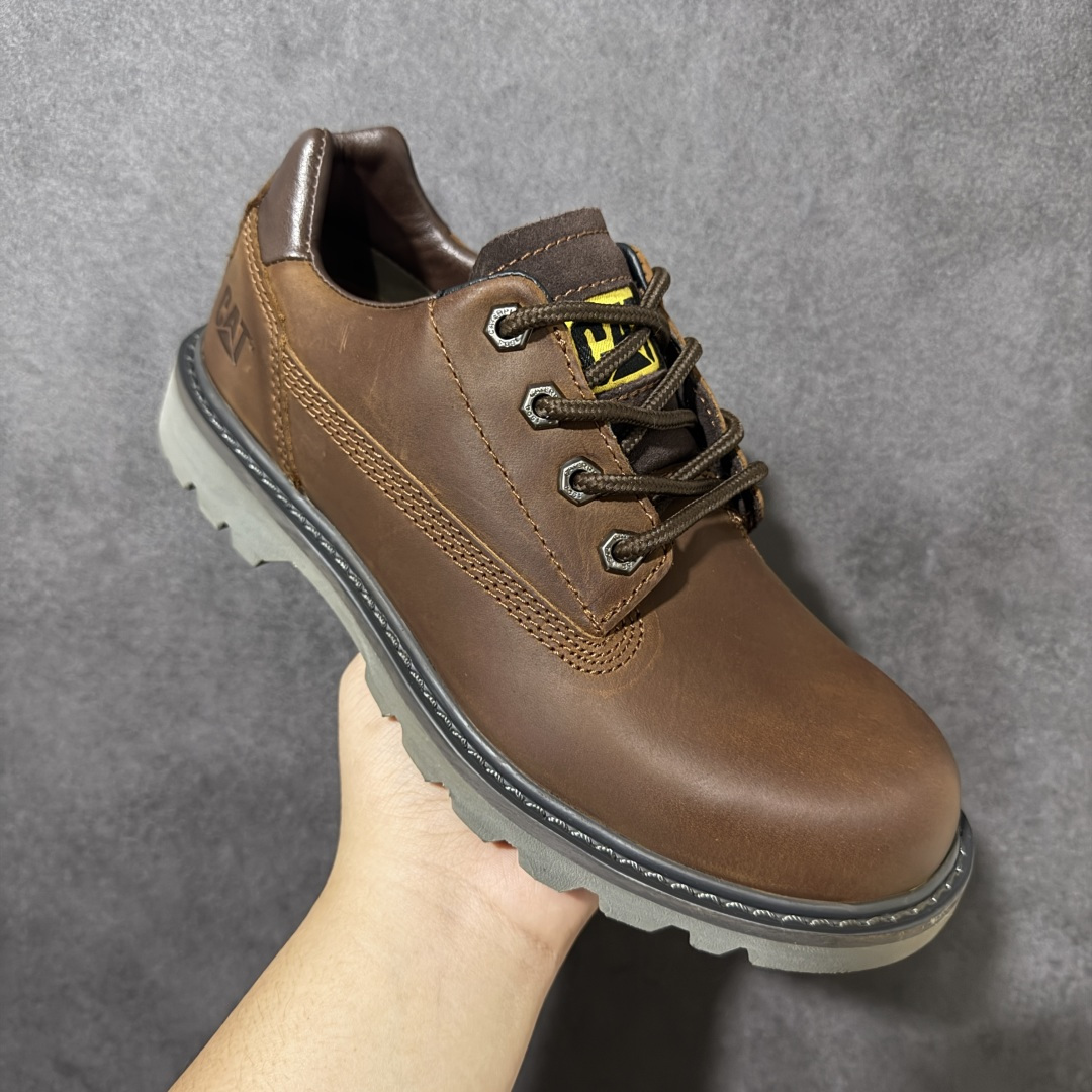 CAT/卡特 硬汉推土机品牌 秋冬新款 户外低帮舒适休闲工装鞋 CRAlL SPORT LOW 选用经典磨砂头层牛皮鞋面