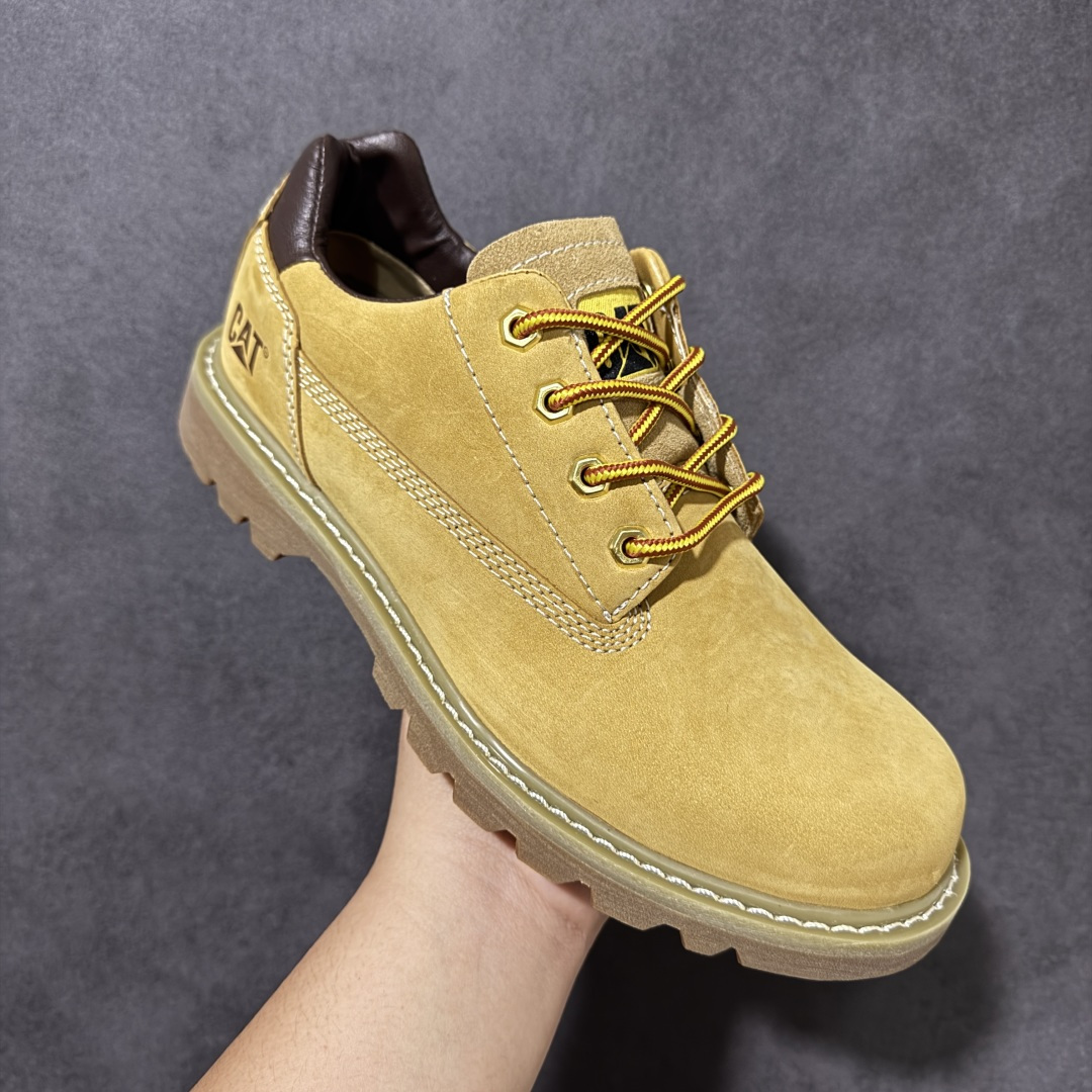 CAT/卡特 硬汉推土机品牌 秋冬新款 户外低帮舒适休闲工装鞋 CRAlL SPORT LOW 选用经典磨砂头层牛皮鞋面