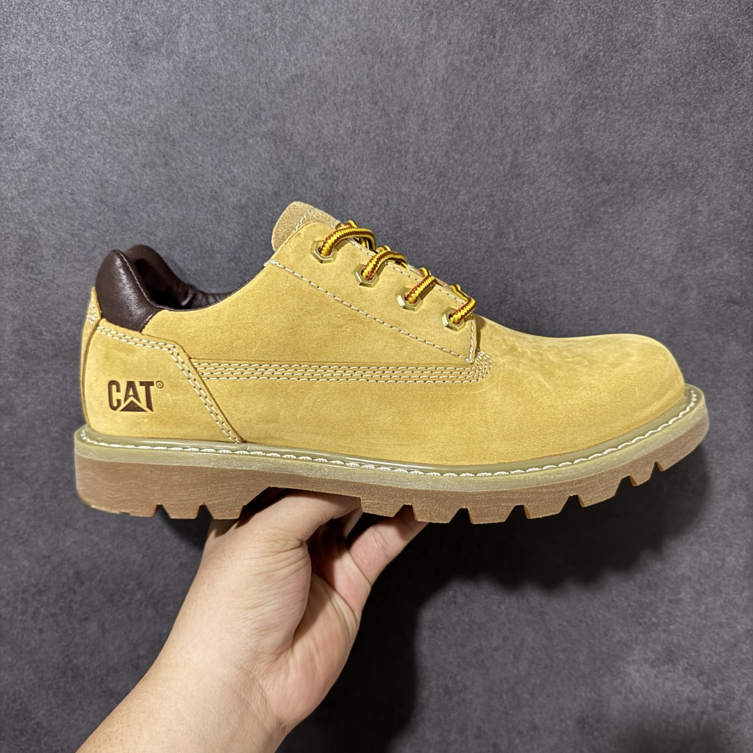 CAT/卡特 硬汉推土机品牌 秋冬新款 户外低帮舒适休闲工装鞋 CRAlL SPORT LOW 选用经典磨砂头层牛皮鞋面
