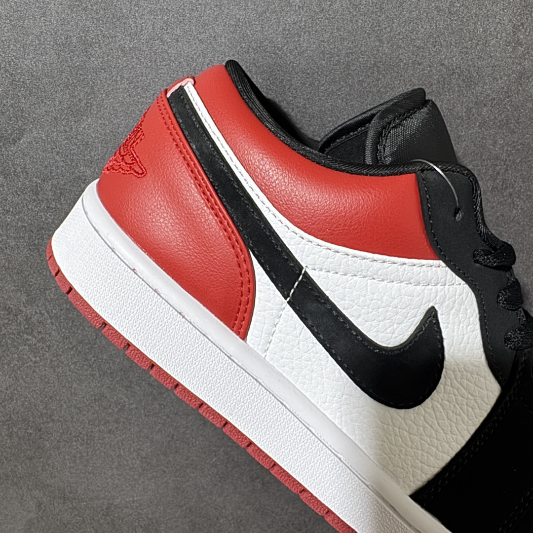 Air Jordan 1 Low 乔1 AJ1低帮板鞋 原鞋原档案开发 头层面料 原档冲孔鞋头 鞋垫背胶工艺 四线拉帮工