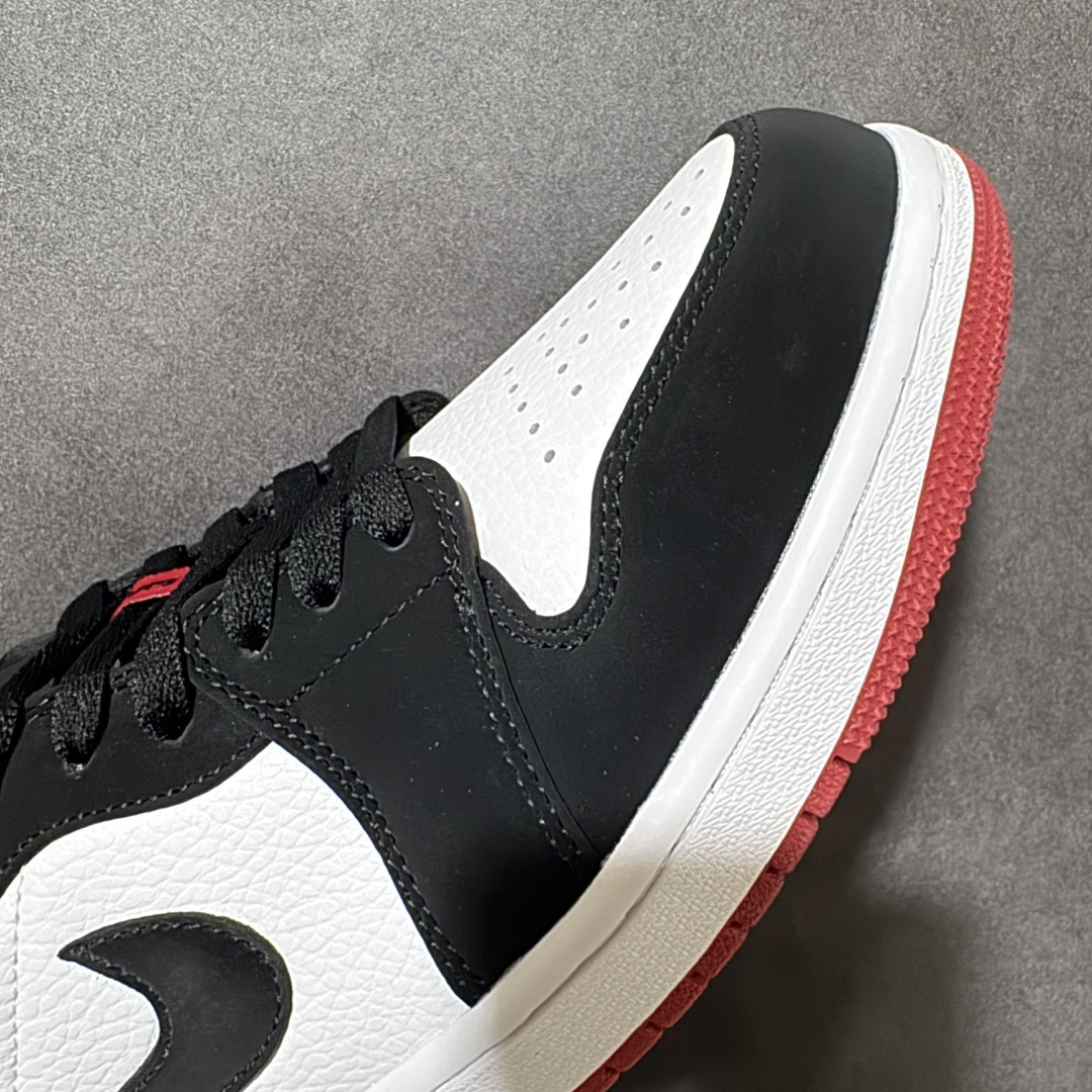 Air Jordan 1 Low 乔1 AJ1低帮板鞋 原鞋原档案开发 头层面料 原档冲孔鞋头 鞋垫背胶工艺 四线拉帮工