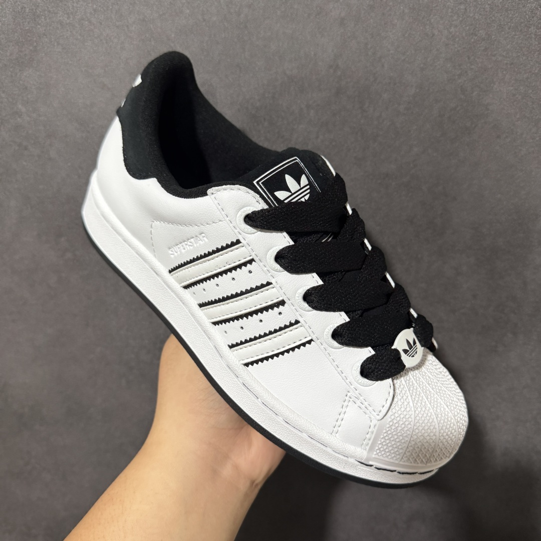 Adidas Originals Superstar贝壳头系列 阿迪达斯 低帮经典百搭休闲运动板鞋 货号:KI9521 