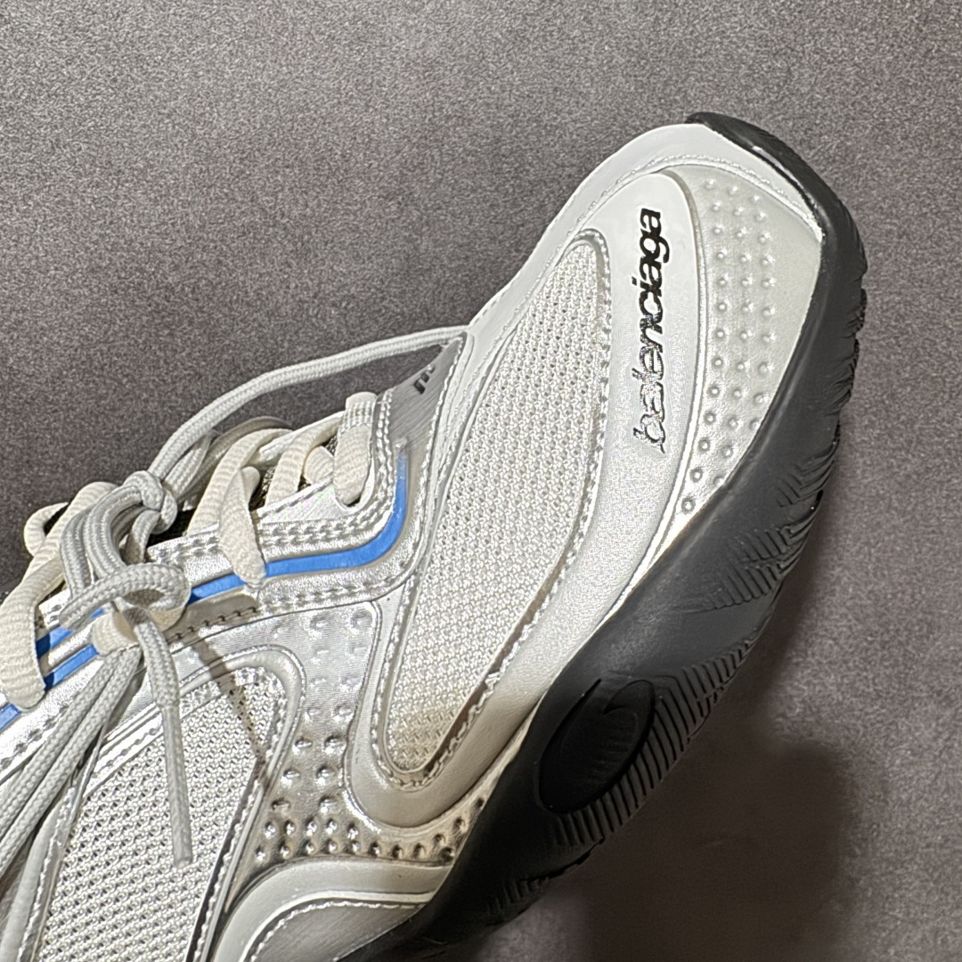 Balenciaga Radar Gradient Lines 巴黎世家 低帮 银色 做旧效果系带圆头低邦生活休闲鞋 鞋