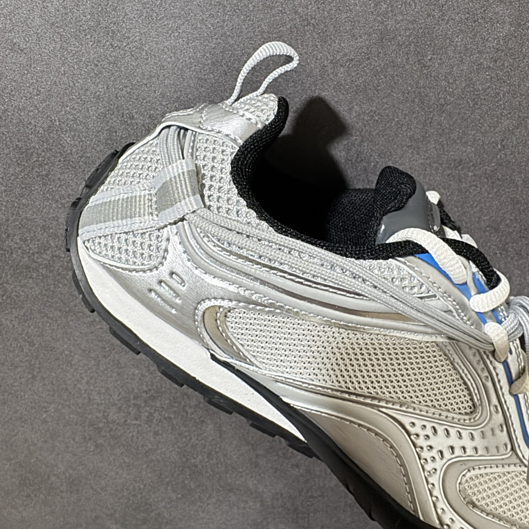 Balenciaga Radar Gradient Lines 巴黎世家 低帮 银色 做旧效果系带圆头低邦生活休闲鞋 鞋