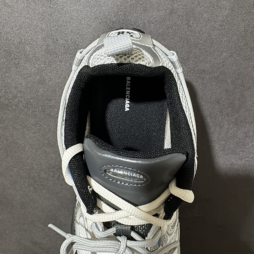 Balenciaga Radar Gradient Lines 巴黎世家 低帮 银色 做旧效果系带圆头低邦生活休闲鞋 鞋