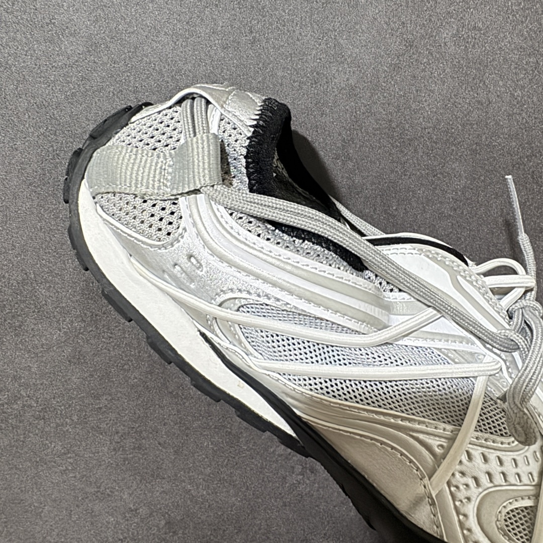 Balenciaga Radar Gradient Lines 巴黎世家 低帮 银色 做旧效果系带圆头低邦生活休闲鞋 鞋