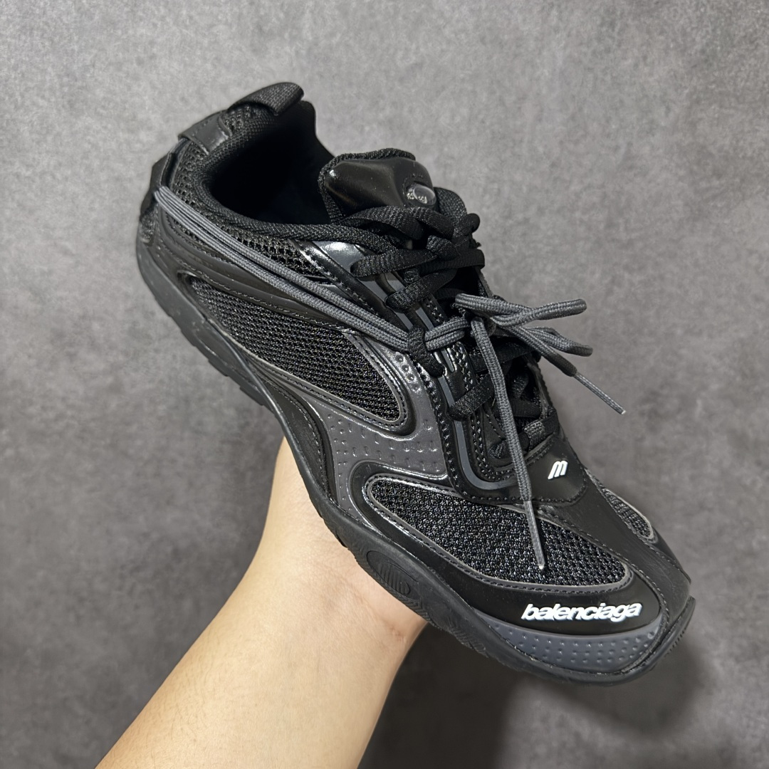Balenciaga Radar Gradient Lines 巴黎世家 低帮 银色 做旧效果系带圆头低邦生活休闲鞋 鞋