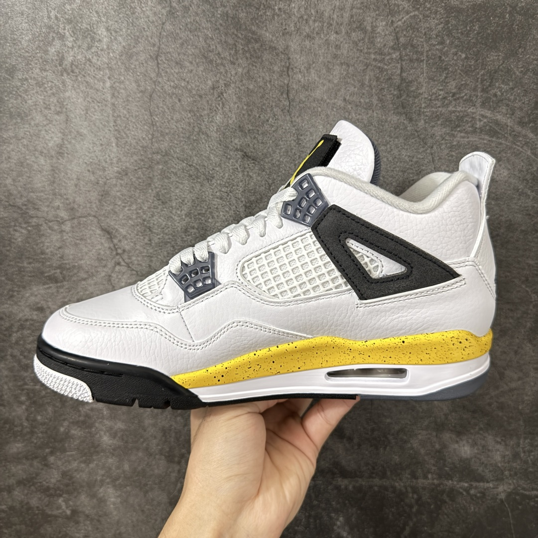 Air Jordan AJ4 Retro 白黄黑 IO2463-102 圈内最强四代 独家外贸特供尺码含 45.5 48