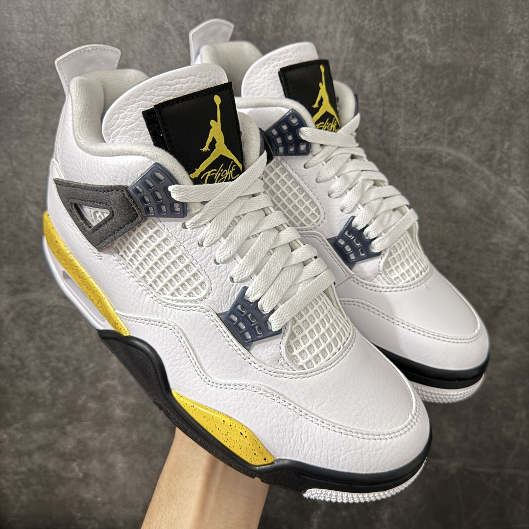 Air Jordan AJ4 Retro 白黄黑 IO2463-102 圈内最强四代 独家外贸特供尺码含 45.5 48