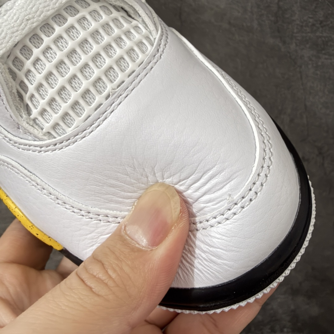 Air Jordan AJ4 Retro 白黄黑 IO2463-102 圈内最强四代 独家外贸特供尺码含 45.5 48