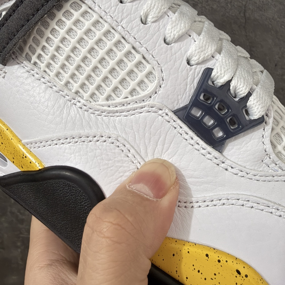 Air Jordan AJ4 Retro 白黄黑 IO2463-102 圈内最强四代 独家外贸特供尺码含 45.5 48
