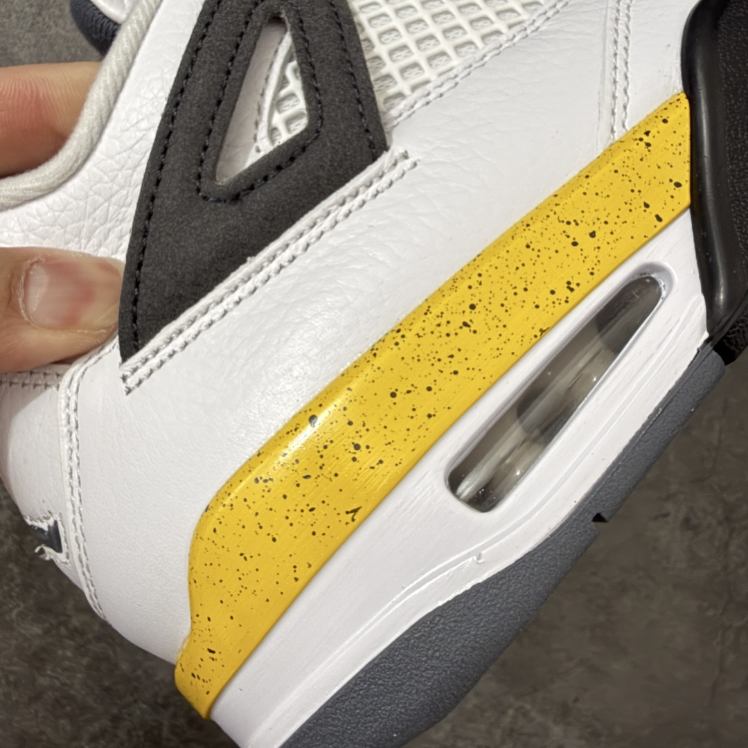 Air Jordan AJ4 Retro 白黄黑 IO2463-102 圈内最强四代 独家外贸特供尺码含 45.5 48