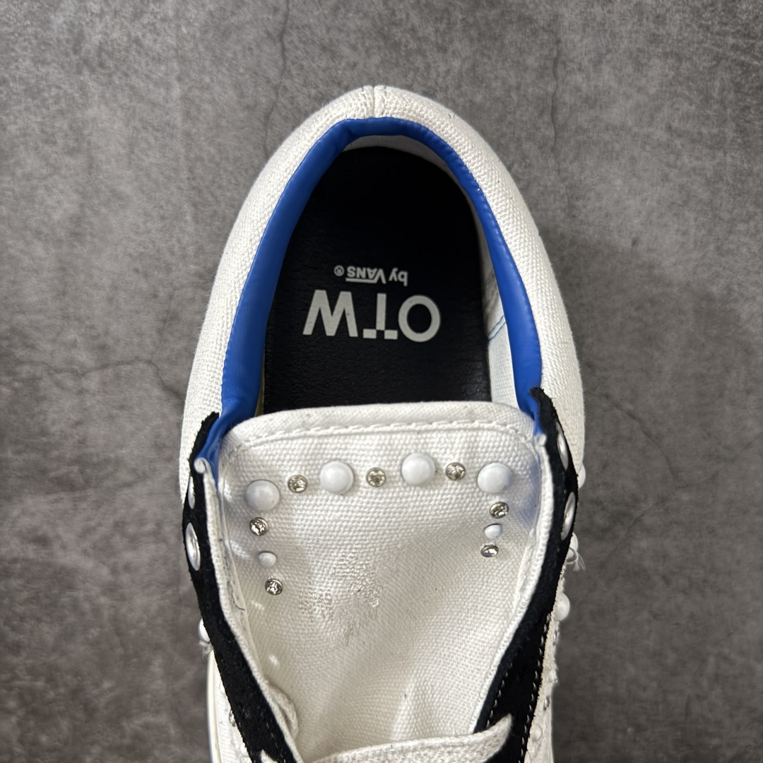万斯Vans Premium Pearlized 珍珠做旧黑白！ 货号：VN000S52FS8 市场唯一正确版本 区别市