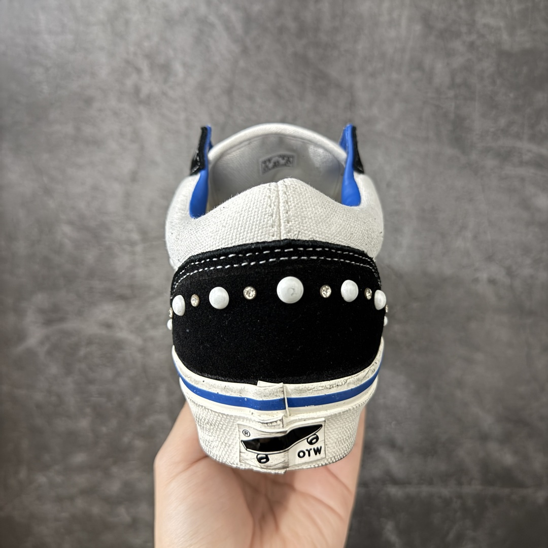 万斯Vans Premium Pearlized 珍珠做旧黑白！ 货号：VN000S52FS8 市场唯一正确版本 区别市