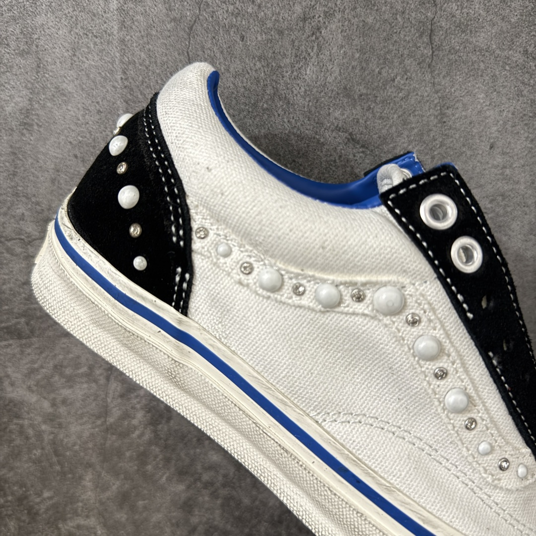 万斯Vans Premium Pearlized 珍珠做旧黑白！ 货号：VN000S52FS8 市场唯一正确版本 区别市
