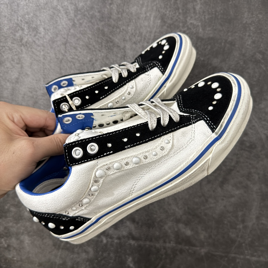 万斯Vans Premium Pearlized 珍珠做旧黑白！ 货号：VN000S52FS8 市场唯一正确版本 区别市