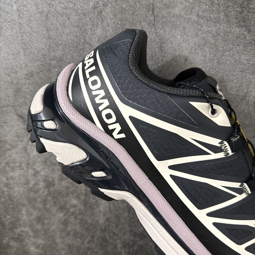 JSALOMON萨洛蒙 XT-6 GTX 黑粉 舒适百搭 耐磨透气支撑 低帮 户外功能鞋 男女同款  顶级原盒配置 外机