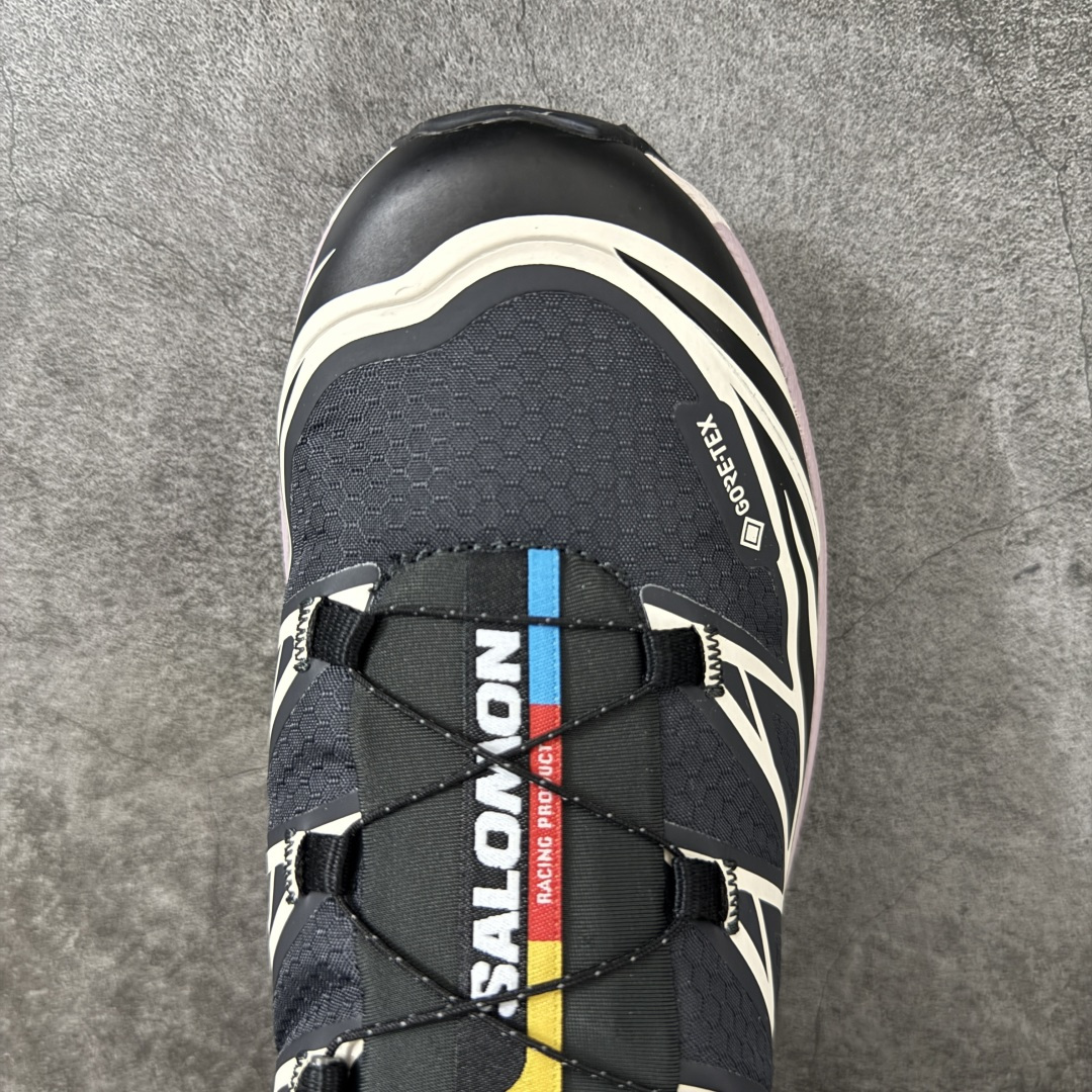 JSALOMON萨洛蒙 XT-6 GTX 黑粉 舒适百搭 耐磨透气支撑 低帮 户外功能鞋 男女同款  顶级原盒配置 外机