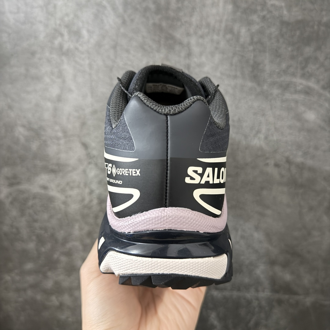 JSALOMON萨洛蒙 XT-6 GTX 黑粉 舒适百搭 耐磨透气支撑 低帮 户外功能鞋 男女同款  顶级原盒配置 外机