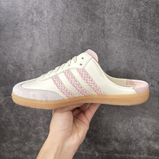 桑巴德训拖鞋一脚蹬 adidas originals Samba OG MULE 包头拖鞋白粉色hp-5172 口碑大厂 桑巴德训拖鞋一脚蹬 adidas originals Samba OG MULE 包头拖鞋白粉色hp-5172 口碑大厂