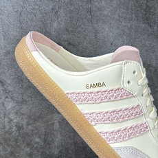 桑巴德训拖鞋一脚蹬 adidas originals Samba OG MULE 包头拖鞋白粉色hp-5172 口碑大厂 桑巴德训拖鞋一脚蹬 adidas originals Samba OG MULE 包头拖鞋白粉色hp-5172 口碑大厂