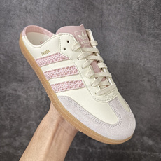 桑巴德训拖鞋一脚蹬 adidas originals Samba OG MULE 包头拖鞋白粉色hp-5172 口碑大厂 桑巴德训拖鞋一脚蹬 adidas originals Samba OG MULE 包头拖鞋白粉色hp-5172 口碑大厂