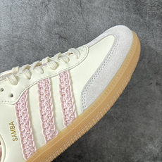 桑巴德训拖鞋一脚蹬 adidas originals Samba OG MULE 包头拖鞋白粉色hp-5172 口碑大厂 桑巴德训拖鞋一脚蹬 adidas originals Samba OG MULE 包头拖鞋白粉色hp-5172 口碑大厂