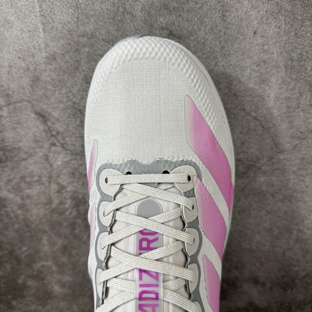 Adidas Adizero Evo SL Woven W阿迪超轻透气缓震跑鞋  鞋面采用透气网面示人 契合日常训练鞋的