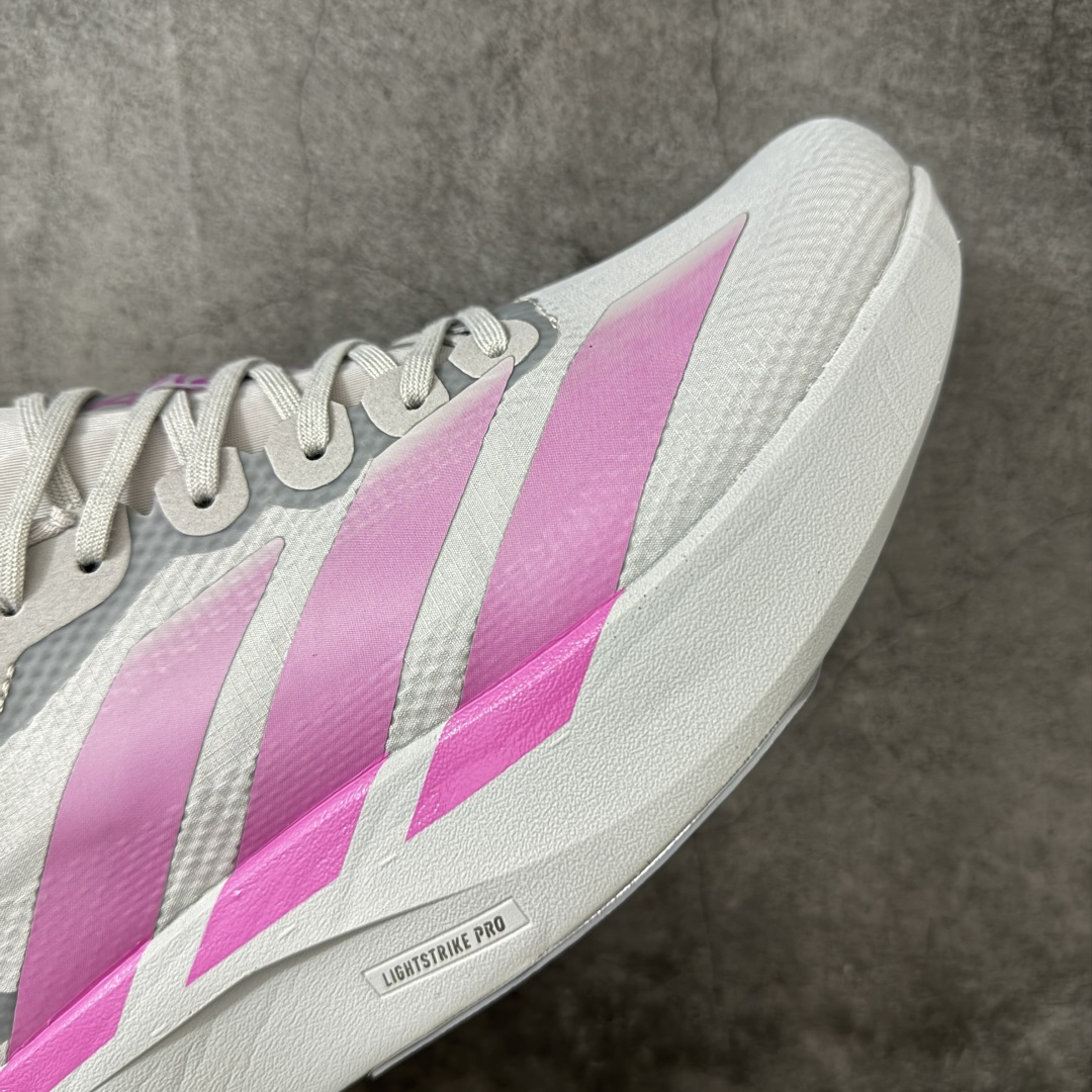 Adidas Adizero Evo SL Woven W阿迪超轻透气缓震跑鞋  鞋面采用透气网面示人 契合日常训练鞋的