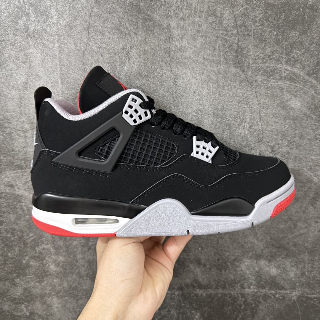 Air Jordan AJ4 黑红复刻 IX8180-001 全套原纸板楦头开发 原厂特供皮料加持 完美四代版型 一比一