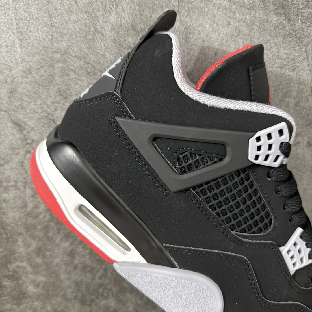 Air Jordan AJ4 黑红复刻 IX8180-001 全套原纸板楦头开发 原厂特供皮料加持 完美四代版型 一比一