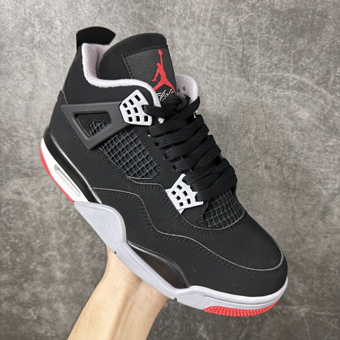 Air Jordan AJ4 黑红复刻 IX8180-001 全套原纸板楦头开发 原厂特供皮料加持 完美四代版型 一比一