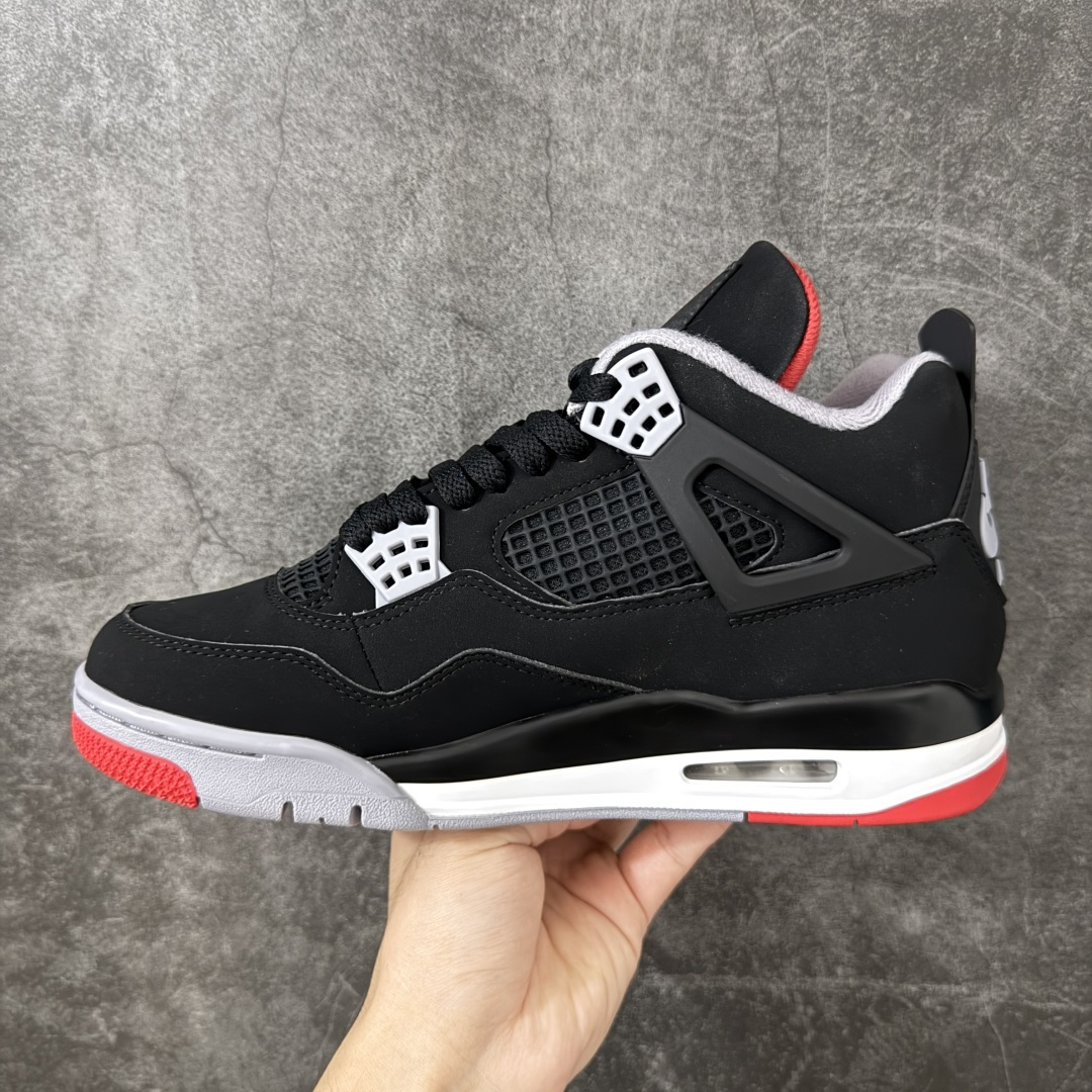 Air Jordan AJ4 黑红复刻 IX8180-001 全套原纸板楦头开发 原厂特供皮料加持 完美四代版型 一比一