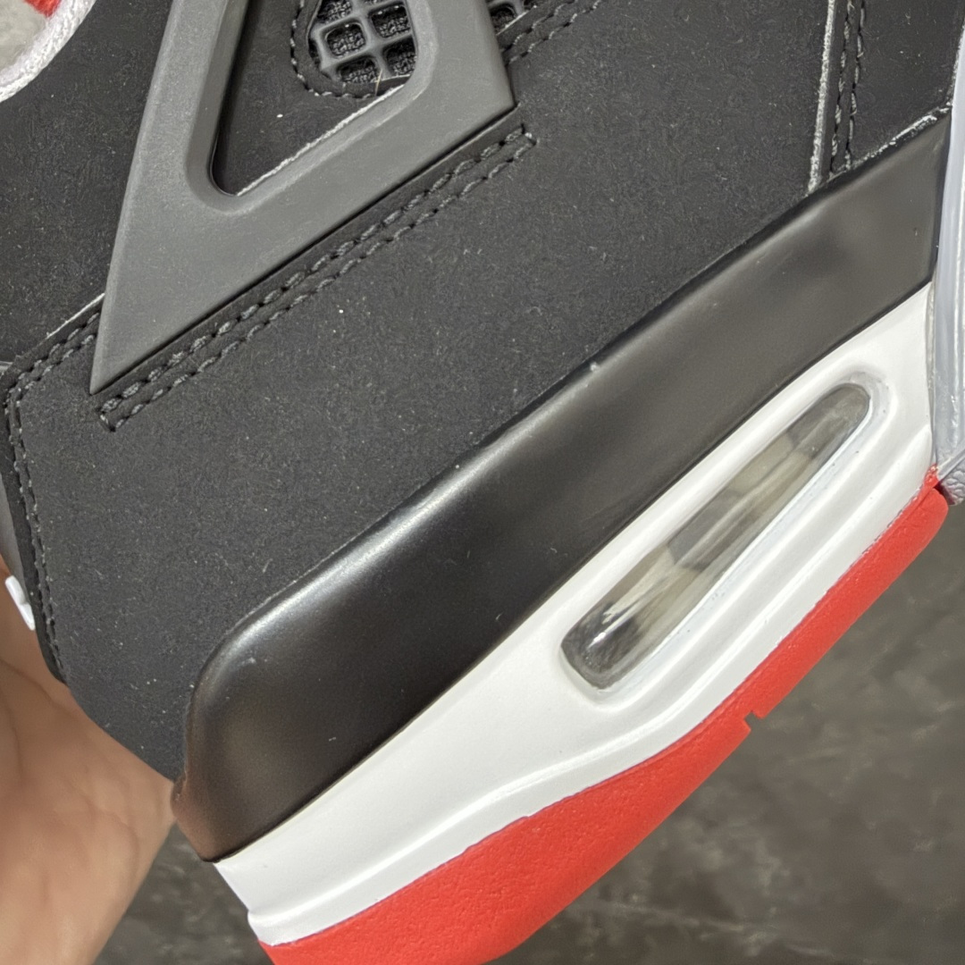 Air Jordan AJ4 黑红复刻 IX8180-001 全套原纸板楦头开发 原厂特供皮料加持 完美四代版型 一比一