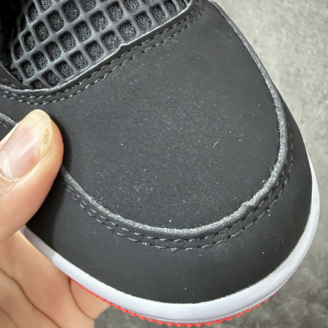Air Jordan AJ4 黑红复刻 IX8180-001 全套原纸板楦头开发 原厂特供皮料加持 完美四代版型 一比一