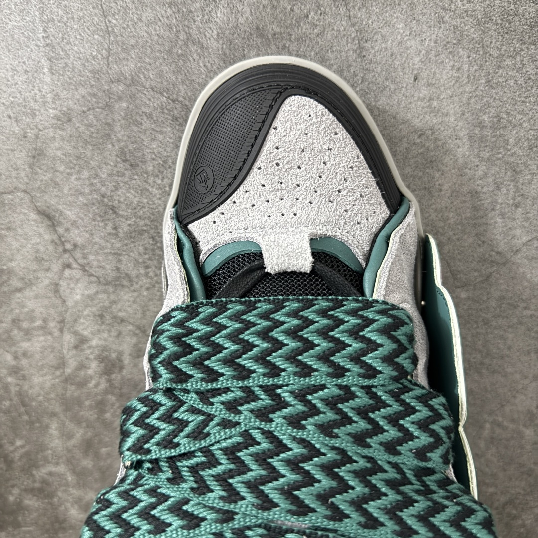 Lanvin Leather Curb Sneakers 浪凡面包鞋 现货 原版1:1开模重工艺制作 面料采用进口牛磨砂