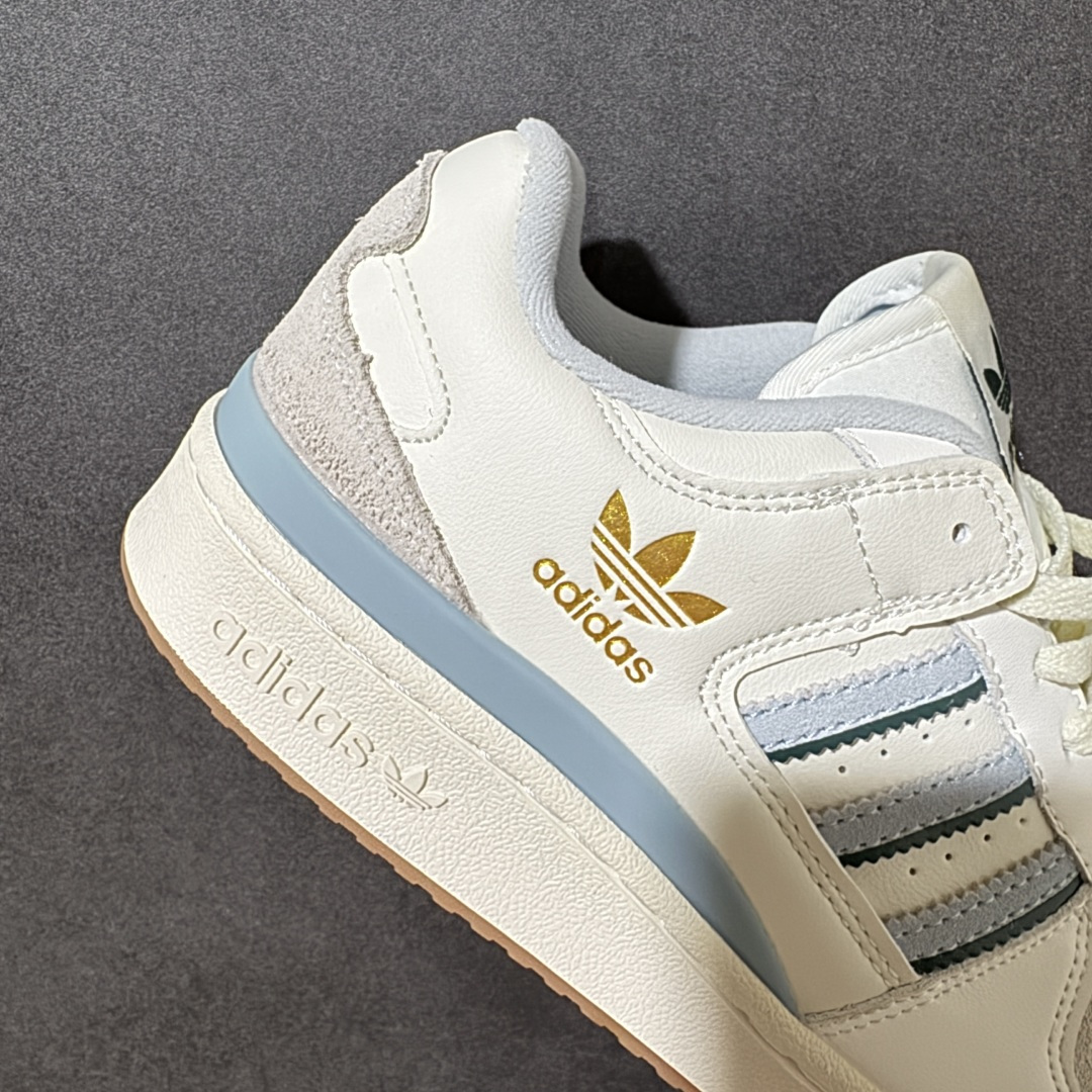 adidas Originals Forum 84 OG “Bright Bl 采用最新开发的鞋底 鞋底边墙纹路由一代的