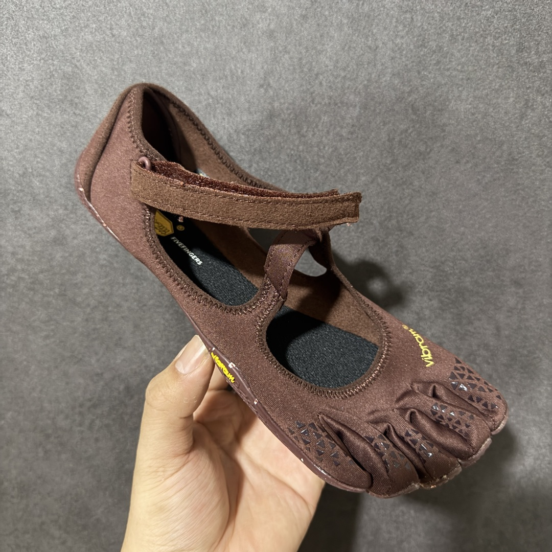 Vibram V-Soul 分趾玛丽珍五指鞋 魔术贴绑带设计，贴合脚型不掉跟 零落差薄底，模拟赤足感 普拉提、瑜伽、室内