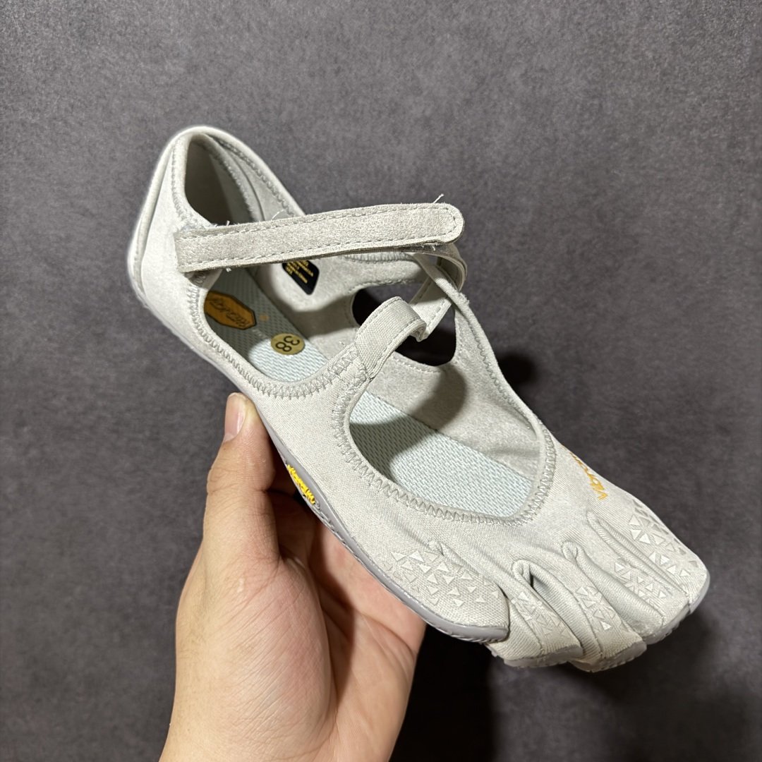 Vibram V-Soul 分趾玛丽珍五指鞋 魔术贴绑带设计，贴合脚型不掉跟 零落差薄底，模拟赤足感 普拉提、瑜伽、室内