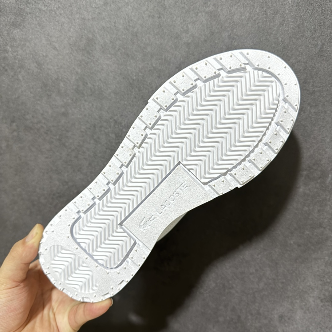 LACOSTE法国鳄鱼 织物牛剖层革 圆头系带 低帮 生活休闲鞋 尺码：40 41 42 43 44 45 货号： 