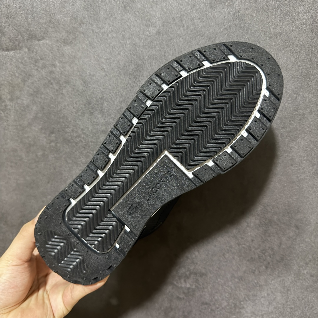 LACOSTE法国鳄鱼 织物牛剖层革 圆头系带 低帮 生活休闲鞋 尺码：40 41 42 43 44 45 货号： 