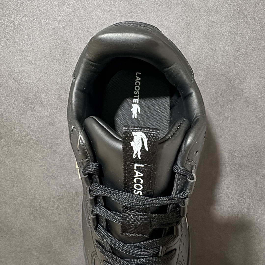 LACOSTE法国鳄鱼 织物牛剖层革 圆头系带 低帮 生活休闲鞋 尺码：40 41 42 43 44 45 货号： 