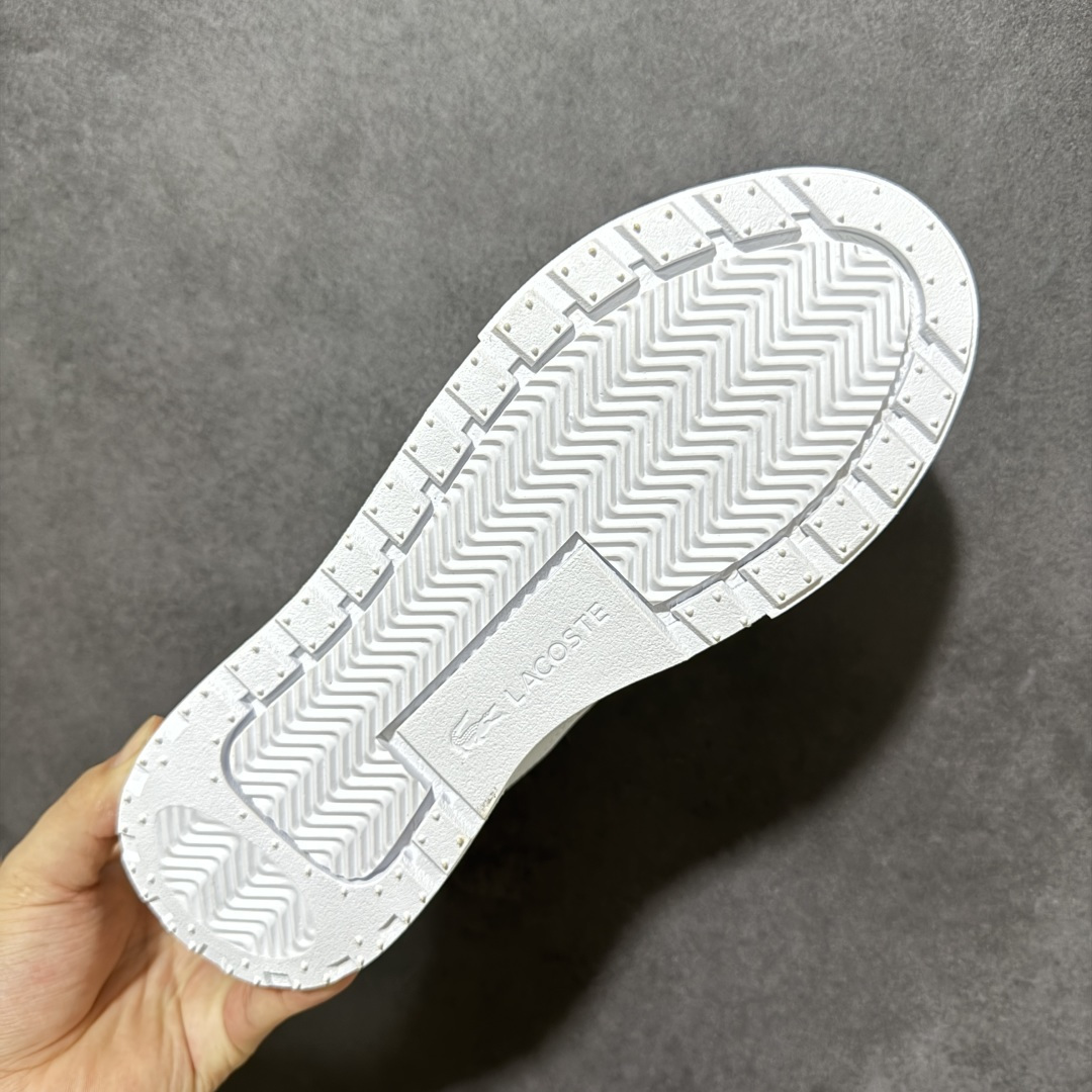 LACOSTE法国鳄鱼 织物牛剖层革 圆头系带 低帮 生活休闲鞋 尺码：40 41 42 43 44 45 货号： 