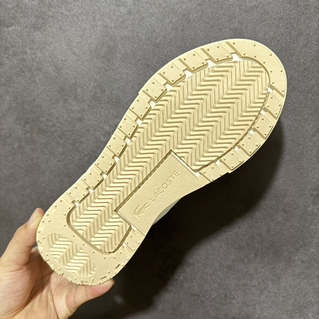 LACOSTE法国鳄鱼 织物牛剖层革 圆头系带 低帮 生活休闲鞋 尺码：40 41 42 43 44 45 货号： 