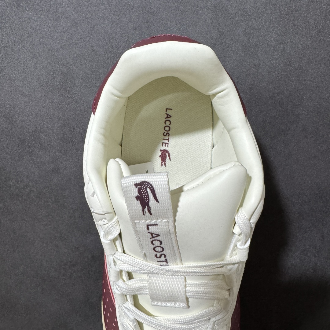 LACOSTE法国鳄鱼 织物牛剖层革 圆头系带 低帮 生活休闲鞋 尺码：40 41 42 43 44 45 货号： 
