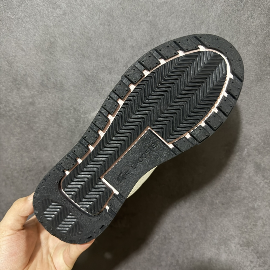 LACOSTE法国鳄鱼 织物牛剖层革 圆头系带 低帮 生活休闲鞋 尺码：40 41 42 43 44 45 货号： 